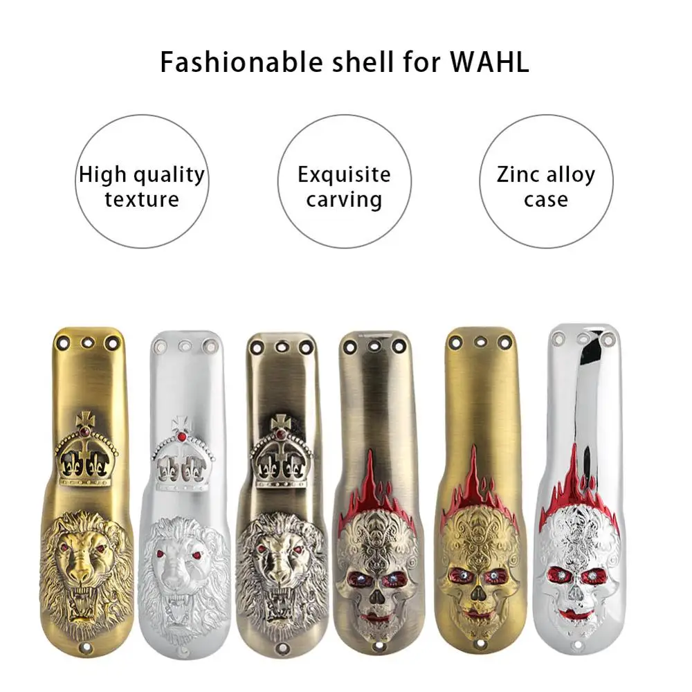 Professionals Zinc Alloy Electric Hair Clipper Non-slip Handles Gold Lion Skull Head Shape Design Oil Head Clipper Hair Clippers
Professionals Zinc Alloy Electric Hair Clipper Non-slip Handles Gold Lion Skull Head Shape Design Oil Head Clipper Hair Clippers