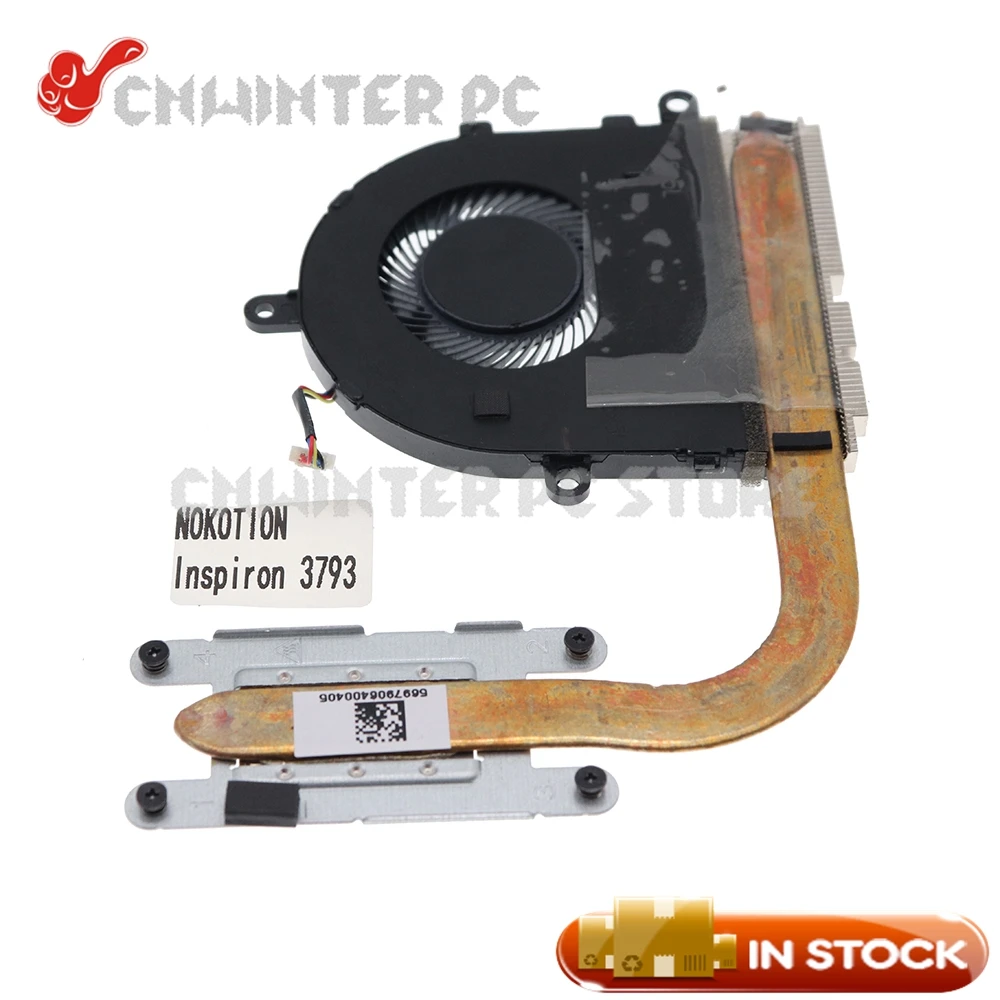 NOKOTION CN-07MCD0 07MCD0 CN-0CT4KT For Dell Inspiron 17 3793 laptop CPU GPU Heatsink Cooler with Fan
NOKOTION CN-07MCD0 07MCD0 CN-0CT4KT For Dell Inspiron 17 3793 laptop CPU GPU Heatsink Cooler with Fan