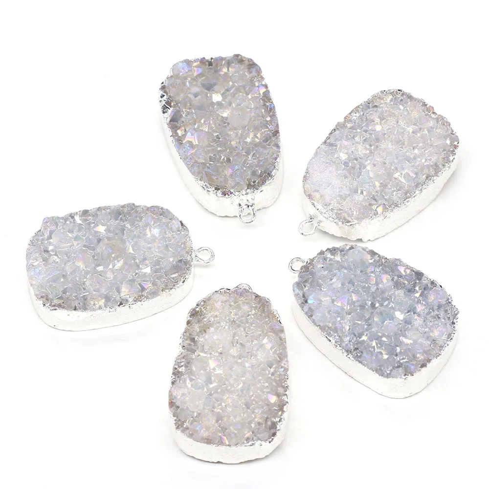 Natural Agates Stone Pendant Rectangle Druzy Geode Agates Stone Charms for Jewelry Making Necklace Bracelet Gift
Natural Agates Stone Pendant Rectangle Druzy Geode Agates Stone Charms for Jewelry Making Necklace Bracelet Gift