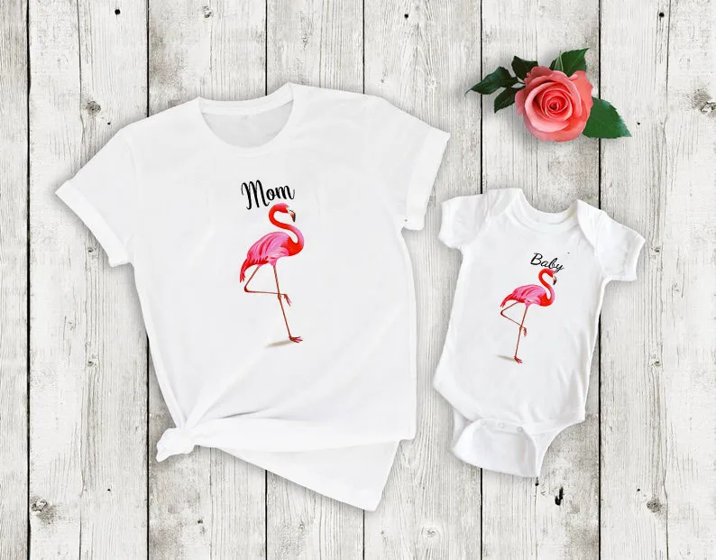 1PC Family look Mother and Daughter T-shirt flamingo family T-shirt Mommy and Me outfits Family Vacation shirts
1PC Family look Mother and Daughter T-shirt flamingo family T-shirt Mommy and Me outfits Family Vacation shirts