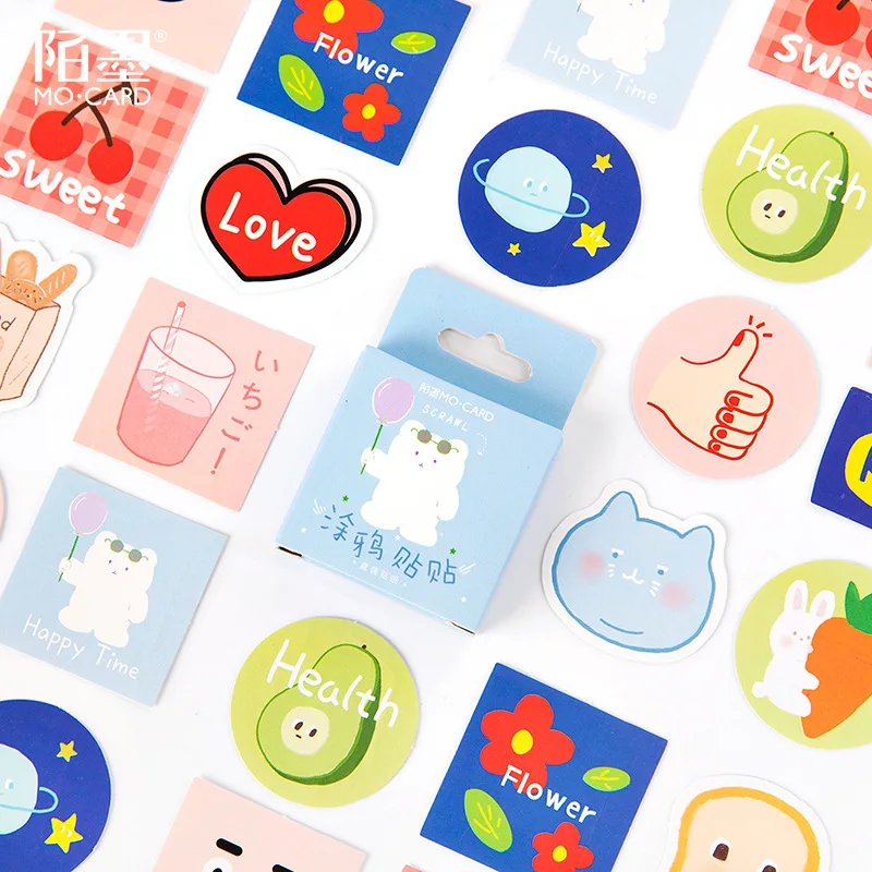 Mohamm 45 Pcs Box Sticker Graffiti Sticker Creative Fresh Hand Account Decoration Universal Sealing Sticker
Mohamm 45 Pcs Box Sticker Graffiti Sticker Creative Fresh Hand Account Decoration Universal Sealing Sticker
