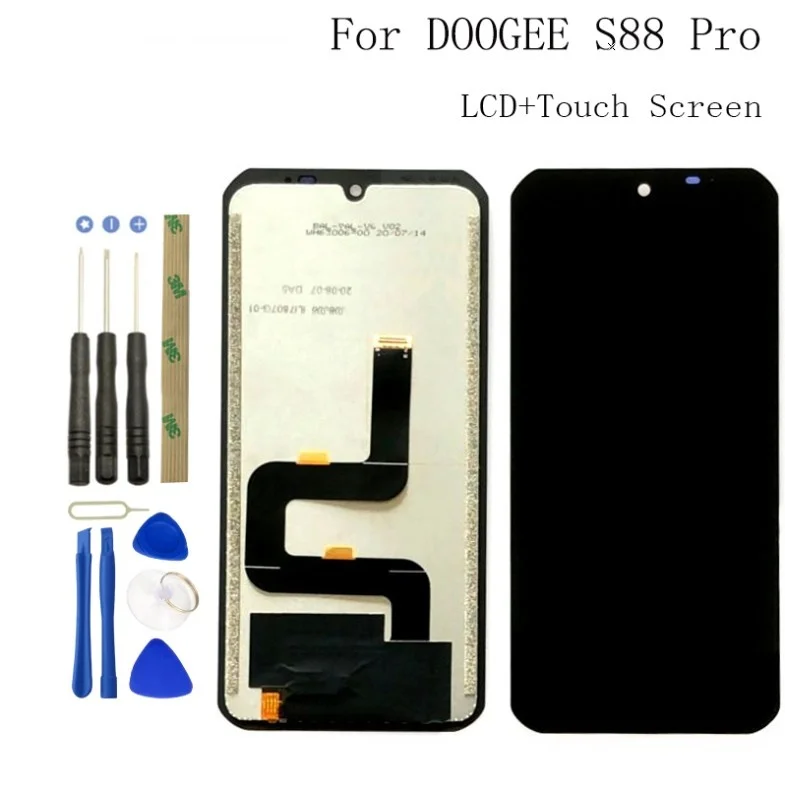 6.3 inch DOOGEE S88 Pro LCD Display Digitzer Assembly +Touch Screen For DOOGEE S88 PLUS Cell Phone Repair Panel Glass LCD +tools
6.3 inch DOOGEE S88 Pro LCD Display Digitzer Assembly +Touch Screen For DOOGEE S88 PLUS Cell Phone Repair Panel Glass LCD +tools