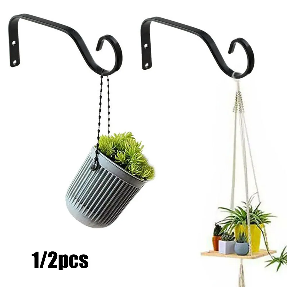 1/2PCS Metal Hanging Basket Brackets Garden Plant Hanger Hook Wall Garden Decor Wall-Mounted Basket Bracket Home Garden Decor
1/2PCS Metal Hanging Basket Brackets Garden Plant Hanger Hook Wall Garden Decor Wall-Mounted Basket Bracket Home Garden Decor