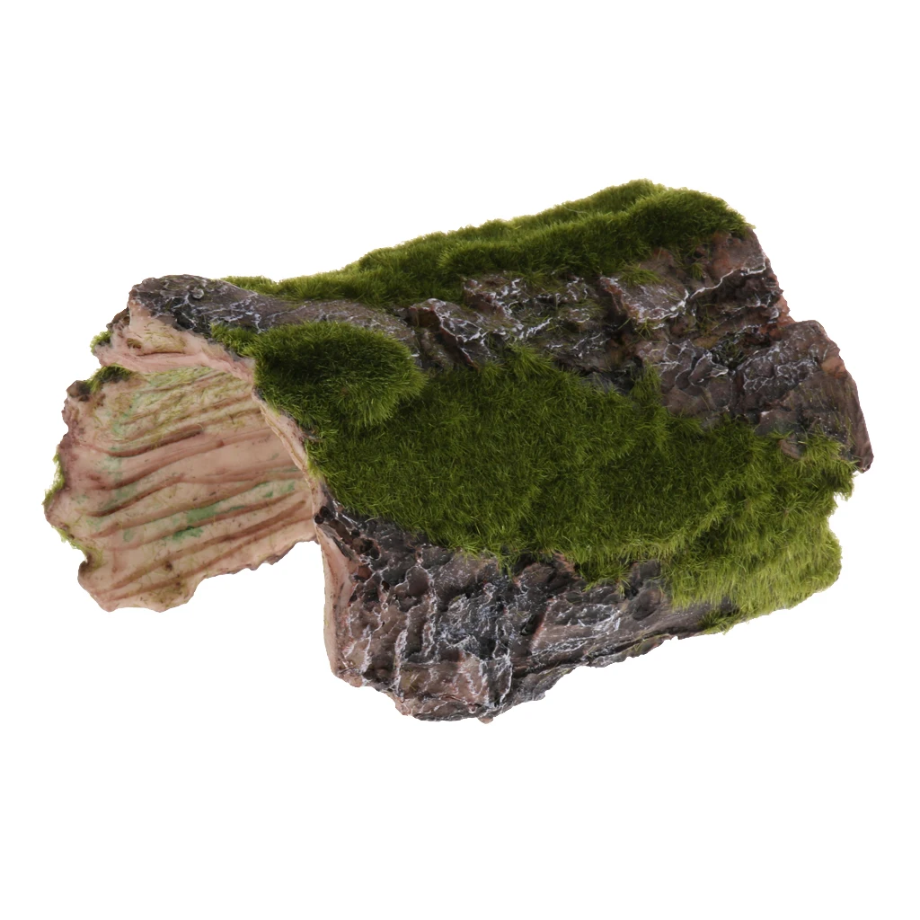 Resin Tree Bark with Moss Decoration Vivarium Reptile Decoration Aquarium Fish Tank Ornament Lizard Spider Hide Cave
Resin Tree Bark with Moss Decoration Vivarium Reptile Decoration Aquarium Fish Tank Ornament Lizard Spider Hide Cave