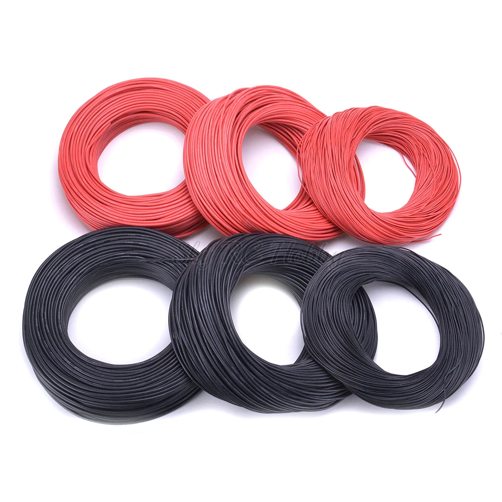 Силиконовый провод 12AWG 14AWG 16AWG 18AWG 20AWG 22AWG 24AWG 12 14 16 18 AWG силиконовый гелевый 5 метров