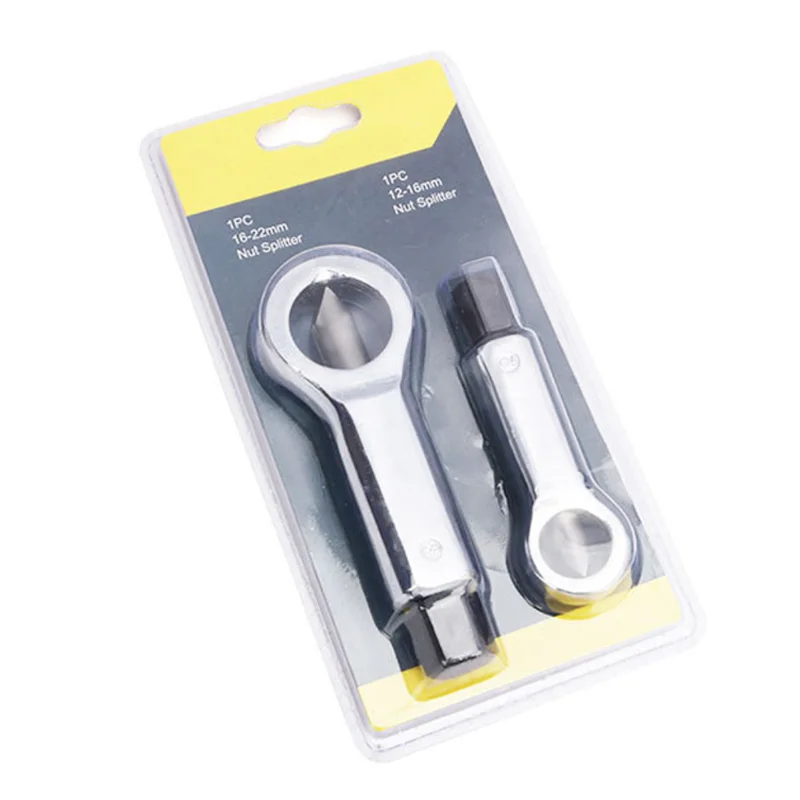 2 Pcs Duty Rust Resistant Damaged Nut Splitter Remover Rusty Nut Splitter Spanner Remove Cutter Tool Steel Wrench Hex
2 Pcs Duty Rust Resistant Damaged Nut Splitter Remover Rusty Nut Splitter Spanner Remove Cutter Tool Steel Wrench Hex