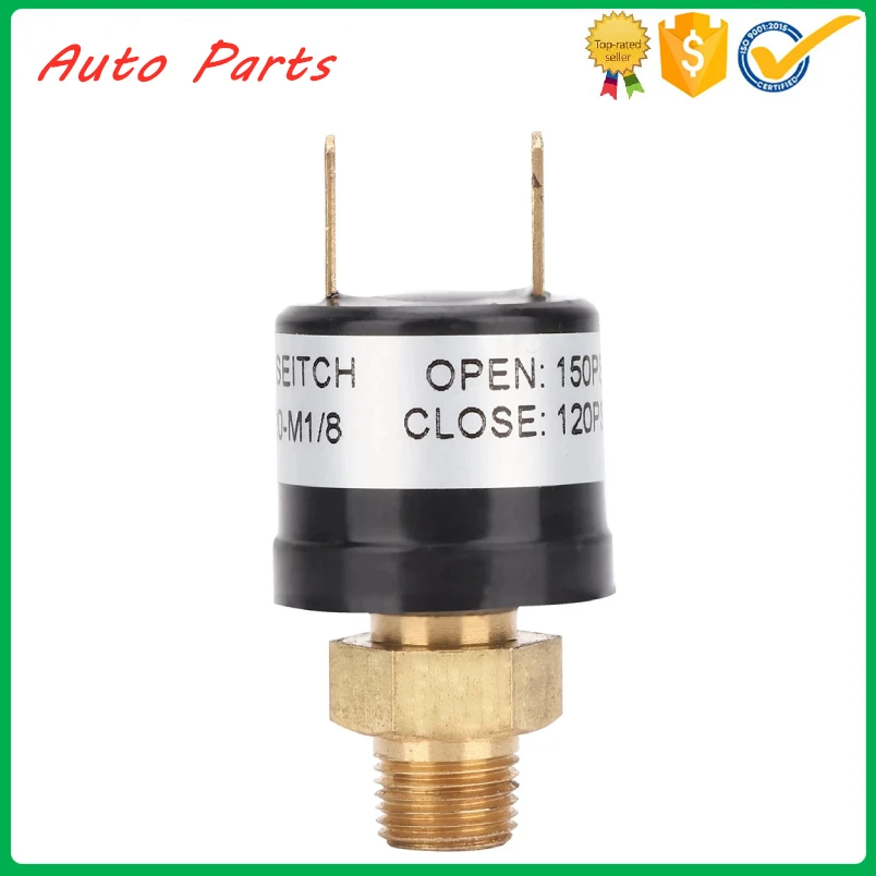 Male 1/8" NPT Air Compressor Pressure Switch 120-150psi Metal Control Switch MAPS120150T18 Air Pressure Switch
Male 1/8" NPT Air Compressor Pressure Switch 120-150psi Metal Control Switch MAPS120150T18 Air Pressure Switch