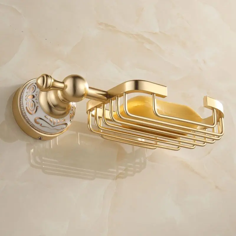 Solid Aluminium Wall Mounted Antique Brass Color Bathroom Soap Basket New Bath Soap Dish Holders Bathroom Products YT-14290
Solid Aluminium Wall Mounted Antique Brass Color Bathroom Soap Basket New Bath Soap Dish Holders Bathroom Products YT-14290