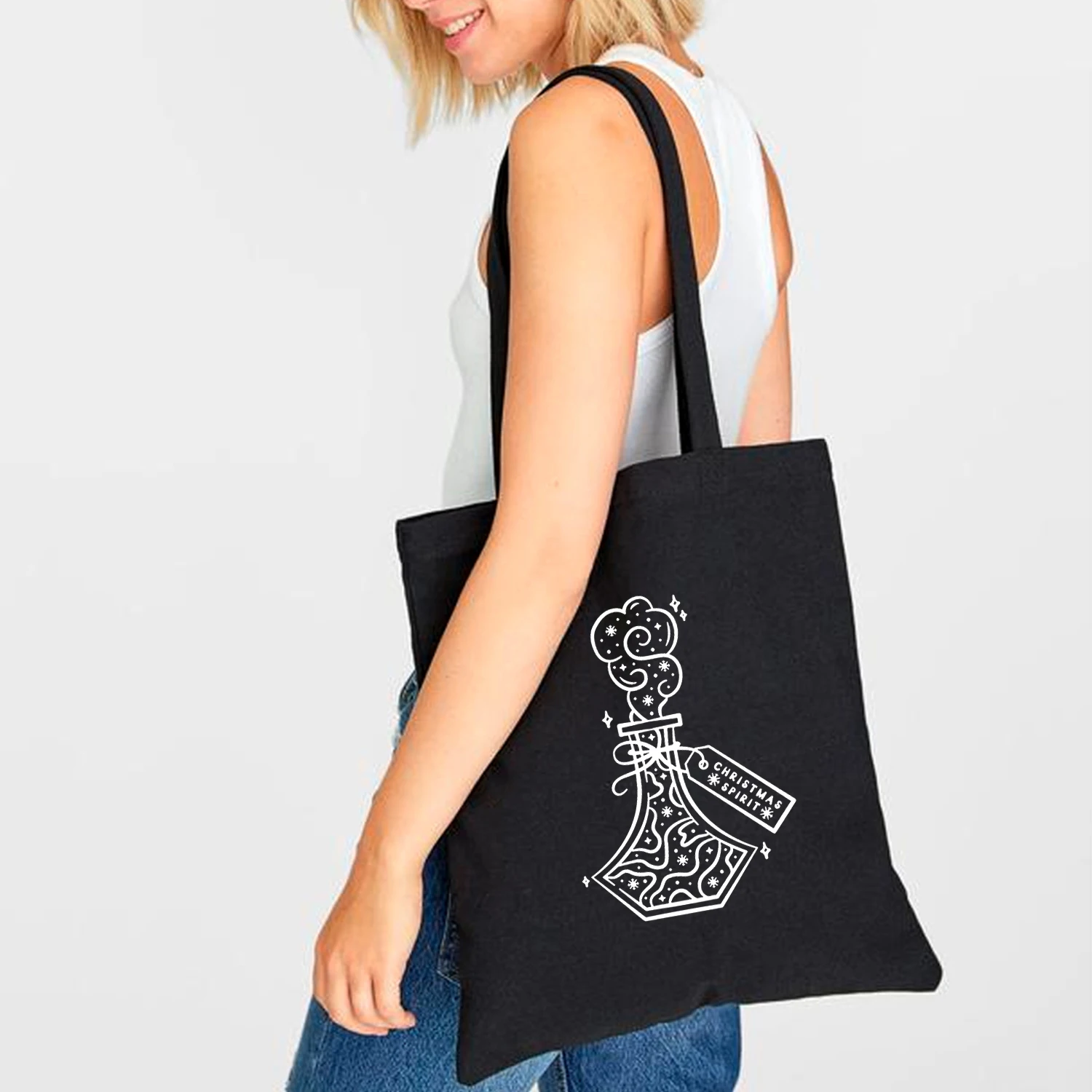 Складная холщовая сумка-шоппер для женщин, с креативным принтом
Складная холщовая сумка-шоппер для женщин, с креативным принтом