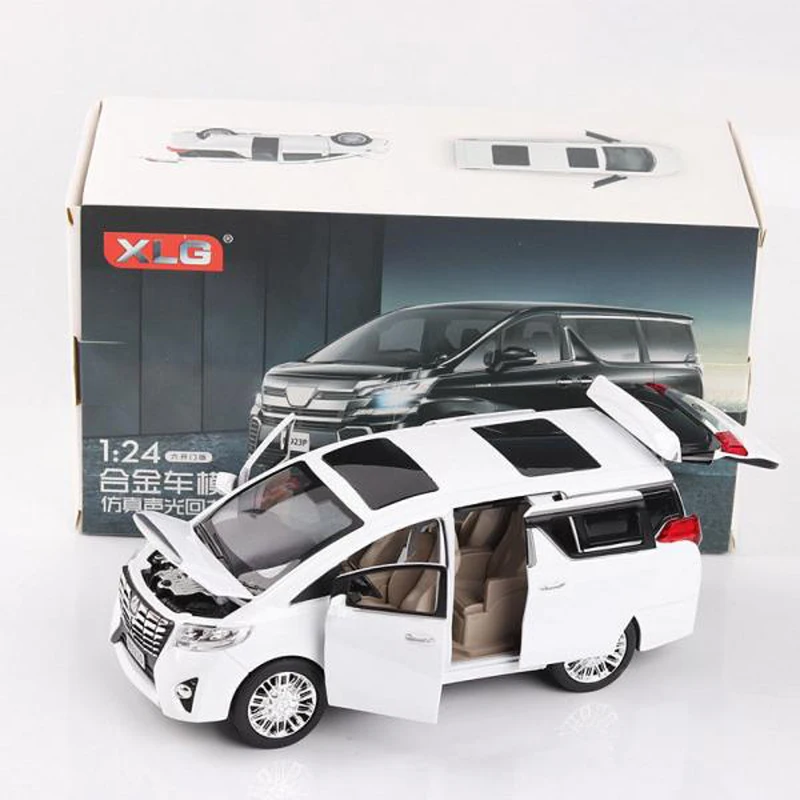 1/24 Scale For Toyota Alphard Diecast Model Car Pull back sound light Kids Toys Collection Limousine New in Box White/Black
1/24 Scale For Toyota Alphard Diecast Model Car Pull back sound light Kids Toys Collection Limousine New in Box White/Black
