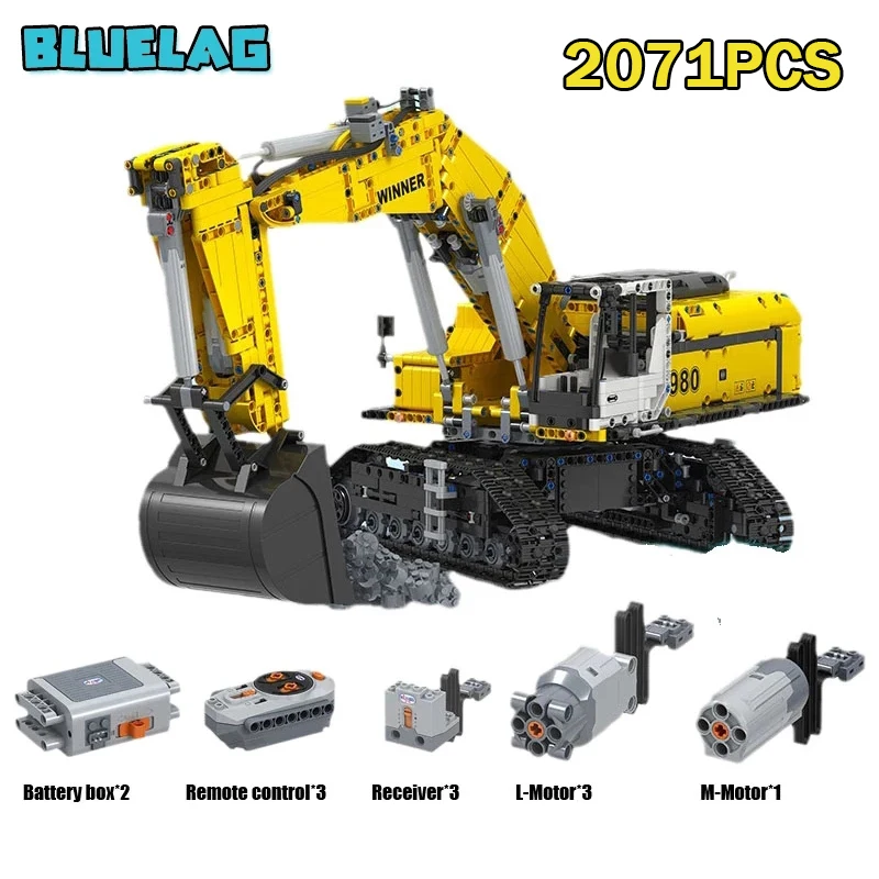 1:20 High-Tech RC Excavator Track Toys Assembled Technical Bricks Excavator Engineering Model Building Blocks Toys for Adult 18
1:20 High-Tech RC Excavator Track Toys Assembled Technical Bricks Excavator Engineering Model Building Blocks Toys for Adult 18
