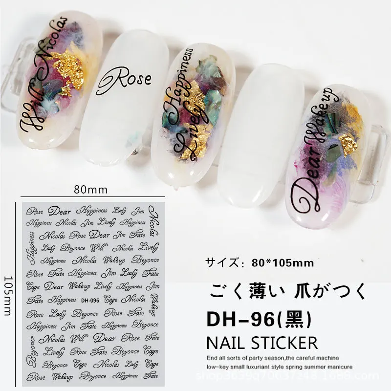 3D English Alphabet, Russian Alphabet, Black and White Gold and Silver Nail Decals for Nail Personalized Decoration
3D English Alphabet, Russian Alphabet, Black and White Gold and Silver Nail Decals for Nail Personalized Decoration