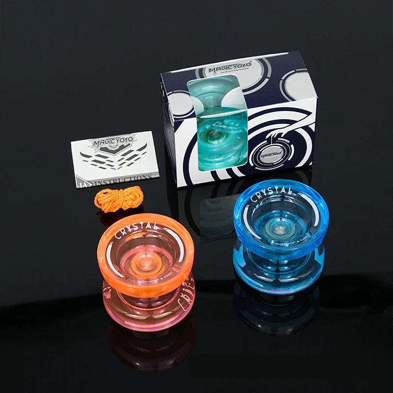The new MAGICYOYO K2P injection molded Yo-yo crystal unresponsive Yo-yo beginner for children with 3 ropes and 1 gloves
The new MAGICYOYO K2P injection molded Yo-yo crystal unresponsive Yo-yo beginner for children with 3 ropes and 1 gloves