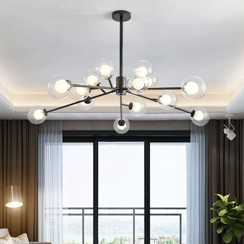 Nordic lighting modern minimalist style bubble lamp living room lamp bedroom lamp personality creative glass ball chandelier
Nordic lighting modern minimalist style bubble lamp living room lamp bedroom lamp personality creative glass ball chandelier