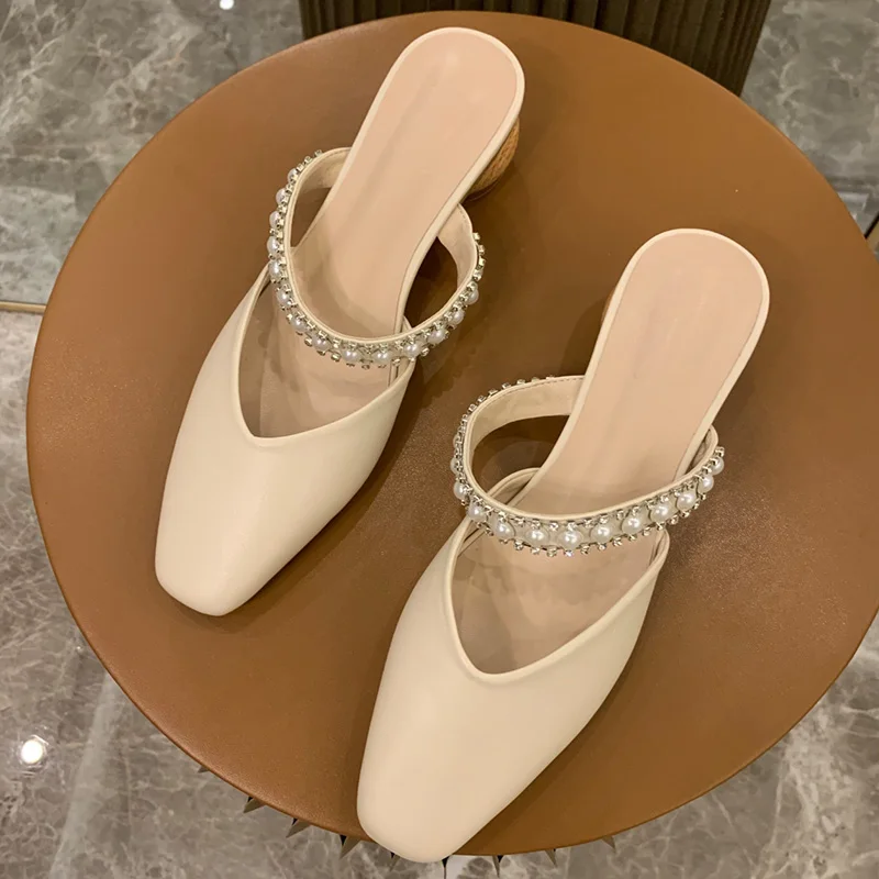 Slippers Women Flip Flop Summer Shoe New 2021 Casual Flip flops Mules Slides Female Square Toe Shoes Outside Pearl Flip-flops
Slippers Women Flip Flop Summer Shoe New 2021 Casual Flip flops Mules Slides Female Square Toe Shoes Outside Pearl Flip-flops