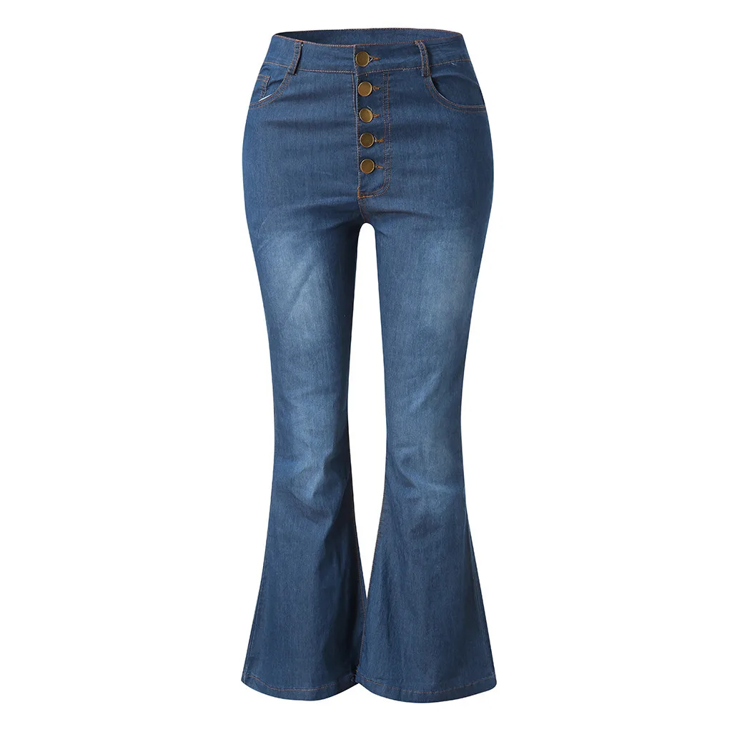 Women Jeans High Waist Pockets Button Skinny Slim Jeans Flare Pants jean femme vaqueros mujer #D
Women Jeans High Waist Pockets Button Skinny Slim Jeans Flare Pants jean femme vaqueros mujer #D