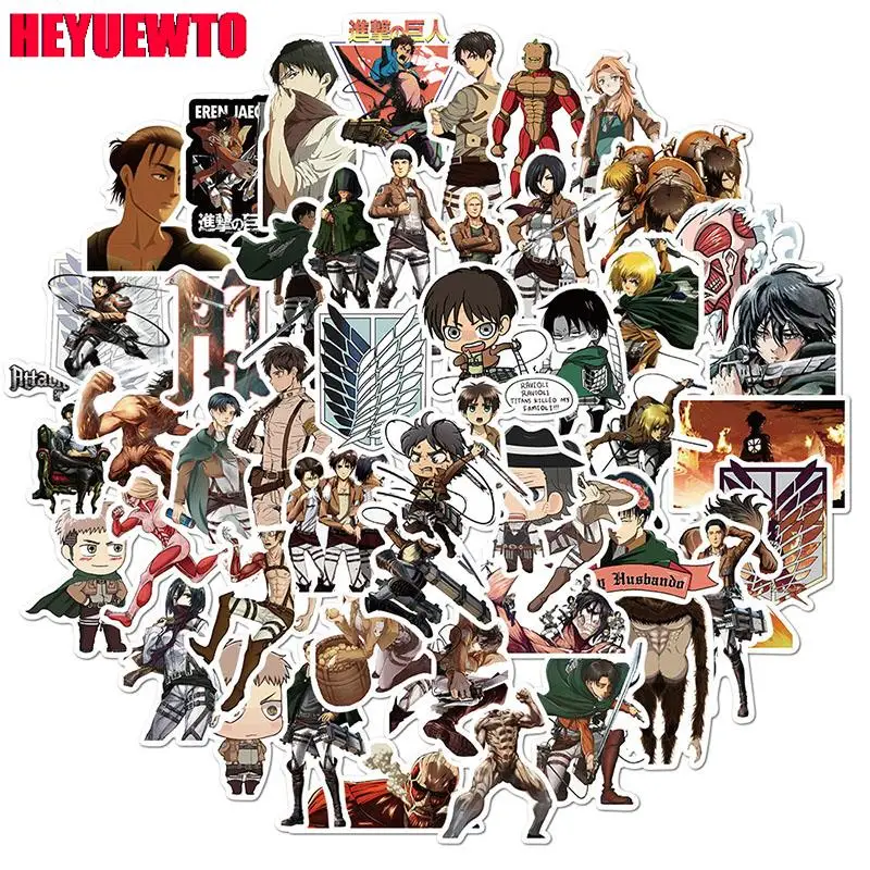 10/30/50Pcs Attack On Titan Anime Stickers Graffiti for Laptop Guitar Motorcycle Skateboard Luggage Waterproof Decal Toys
10/30/50Pcs Attack On Titan Anime Stickers Graffiti for Laptop Guitar Motorcycle Skateboard Luggage Waterproof Decal Toys