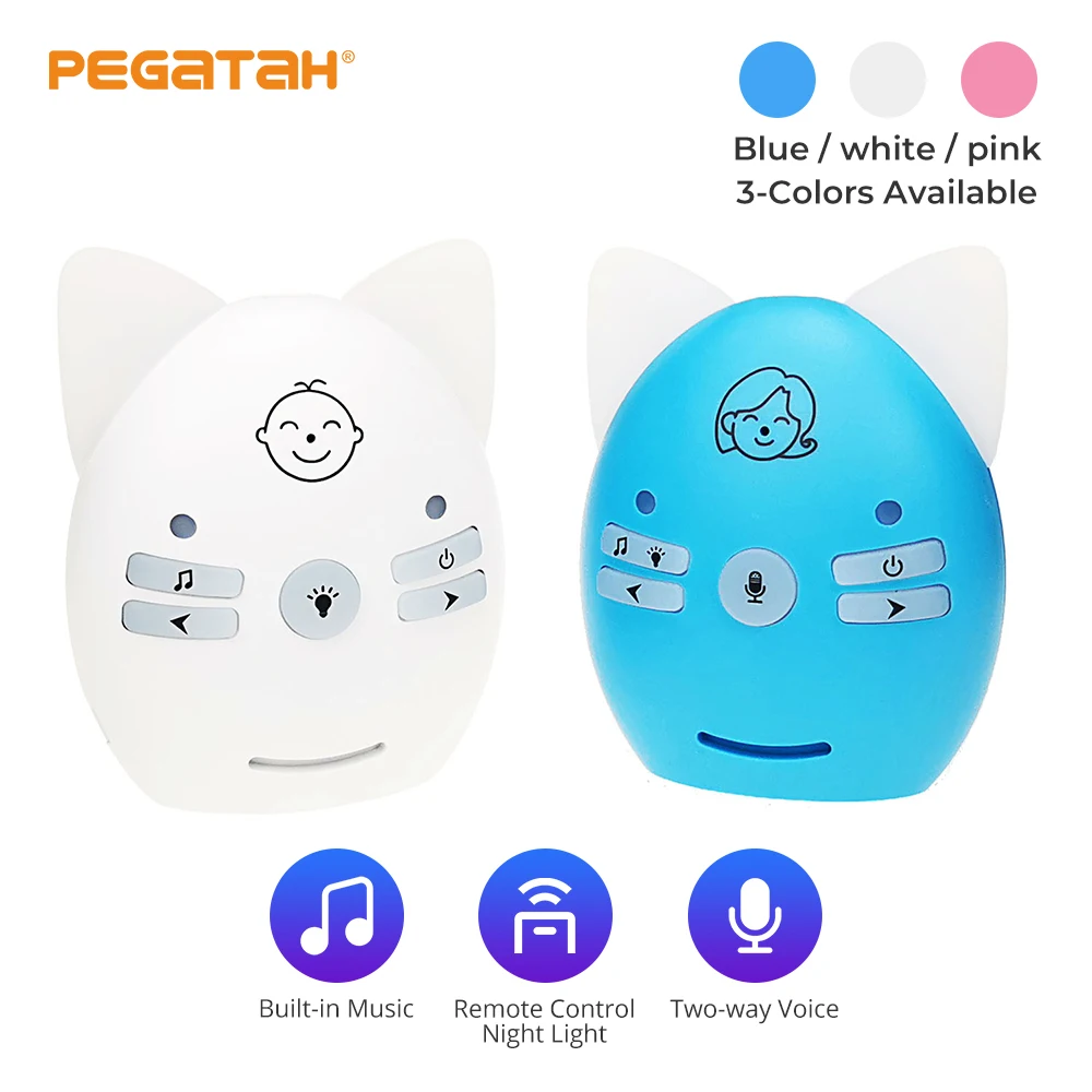 Kids Babysitter Radio Nanny Intercoms Wireless Baby Monitor Two-Way Audio Walkie Phone Alarm with Night light Music
Kids Babysitter Radio Nanny Intercoms Wireless Baby Monitor Two-Way Audio Walkie Phone Alarm with Night light Music