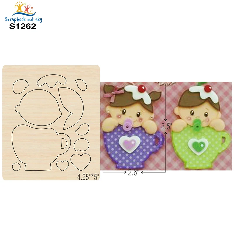 Baby And Teacup DIY S1262 Muyu Wooden Mold Cutting Dies Suitable For Market General Machines
Baby And Teacup DIY S1262 Muyu Wooden Mold Cutting Dies Suitable For Market General Machines