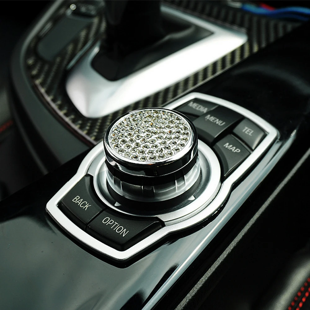 Автомобильный Стайлинг мультимедийные декоративные наклейки на кнопки для BMW X1 X3
