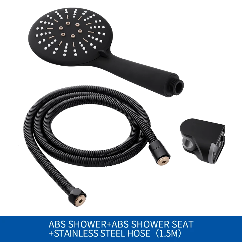 Free Shipping 3 Function Matte Black Hand Held Shower Head Wall Mounted Shower Set With Hose and Shower Holder
Free Shipping 3 Function Matte Black Hand Held Shower Head Wall Mounted Shower Set With Hose and Shower Holder