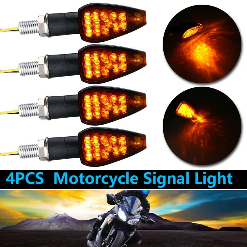 NEW-Universal Motorcycle Turn Signal Amber LED Light Front & Rear Dual Intensity Smoke Lens 12V
NEW-Universal Motorcycle Turn Signal Amber LED Light Front & Rear Dual Intensity Smoke Lens 12V