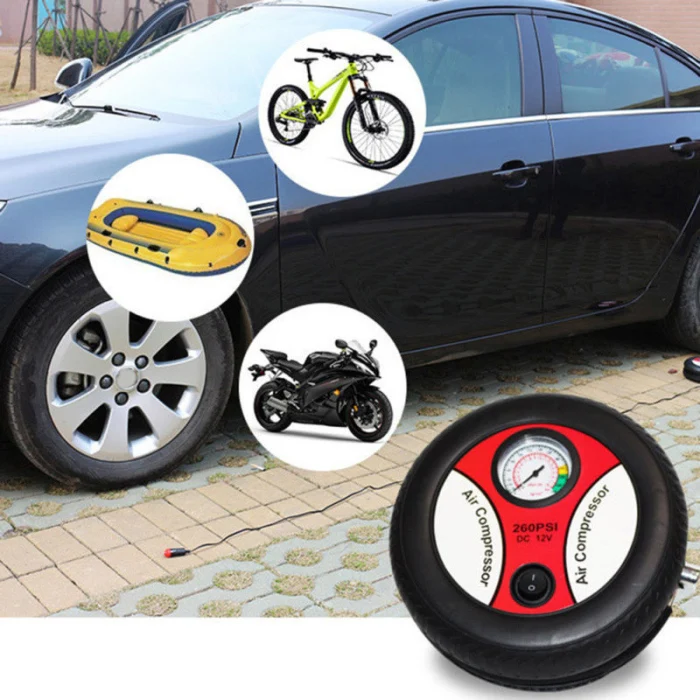 New Car Tire Inflator DC 12 Volt Car Portable Air Compressor Pump 260 PSI Car Air Compressor For Car Motorcycles Bicycles TSLM1
New Car Tire Inflator DC 12 Volt Car Portable Air Compressor Pump 260 PSI Car Air Compressor For Car Motorcycles Bicycles TSLM1