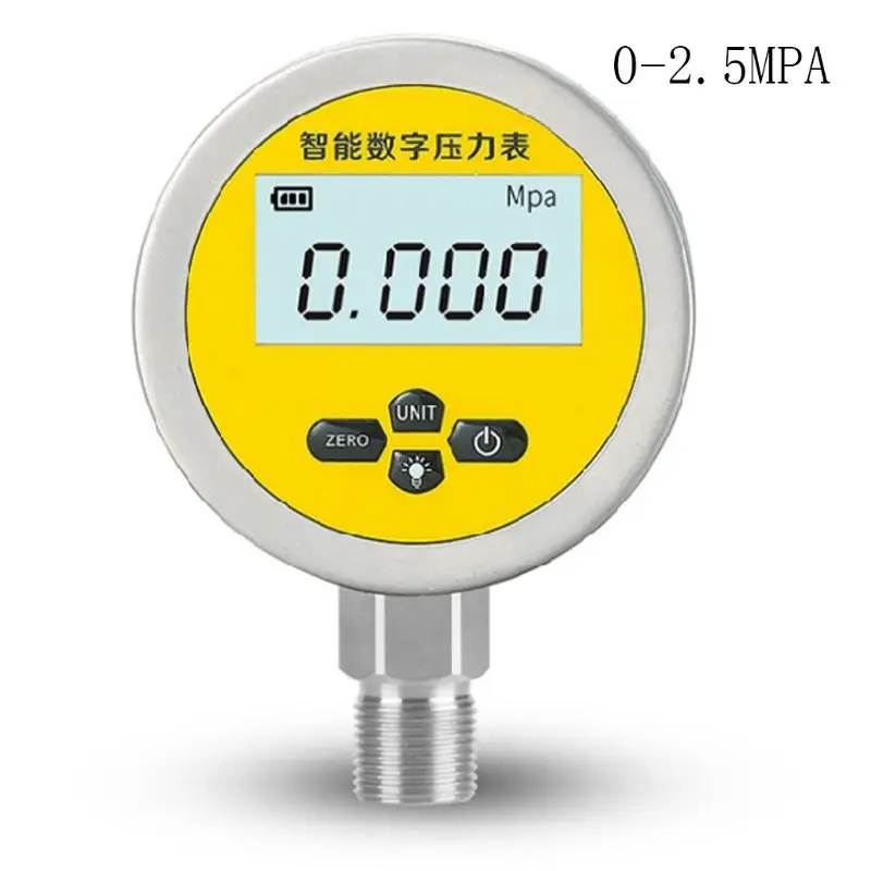 Digital Hydraulic Pressure Gauge 0-60MPa 5 Units 3.15" Dial 0-10000PSI Base Entry for Air Compressor Pipework
Digital Hydraulic Pressure Gauge 0-60MPa 5 Units 3.15" Dial 0-10000PSI Base Entry for Air Compressor Pipework