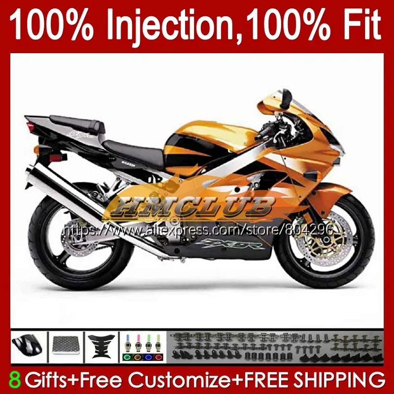 Injection Body For KAWASAKI ZX 9R ZX900 ZX-9R ZX9R 02 Golden black 03 83No.32 ZX9 R ZX 9 R 900 CC 900CC 2002 2003 OEM Fairings
Injection Body For KAWASAKI ZX 9R ZX900 ZX-9R ZX9R 02 Golden black 03 83No.32 ZX9 R ZX 9 R 900 CC 900CC 2002 2003 OEM Fairings