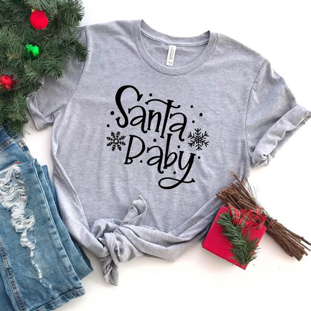 Santa Baby Snowflake Graphic T Shirts Causal Loose Tshirt Merry Christmas Tops for Woman Oversized Short Sleeve Vintage Clothes
Santa Baby Snowflake Graphic T Shirts Causal Loose Tshirt Merry Christmas Tops for Woman Oversized Short Sleeve Vintage Clothes