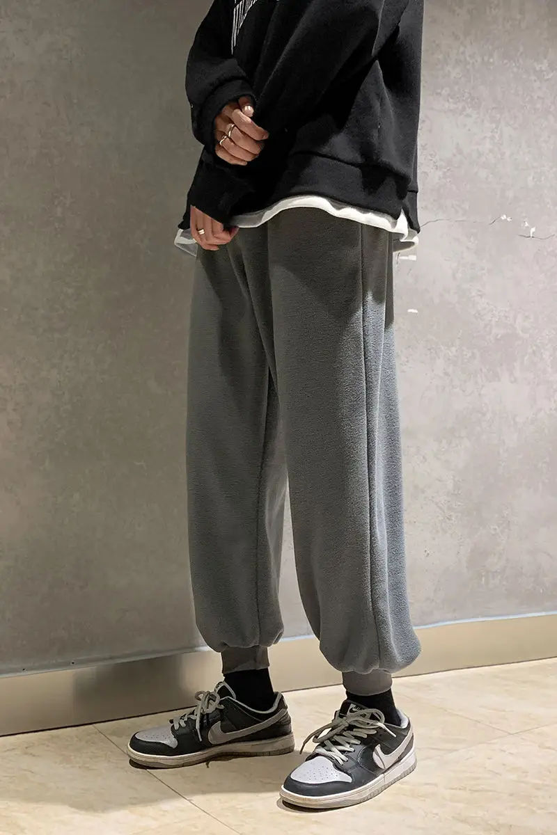 Casual Harem Pants Sports Men's Solid Feet Loose Sports Warm Fleece Trousers Nine Points Male Pants Streetwear Spring Autumn
Casual Harem Pants Sports Men's Solid Feet Loose Sports Warm Fleece Trousers Nine Points Male Pants Streetwear Spring Autumn