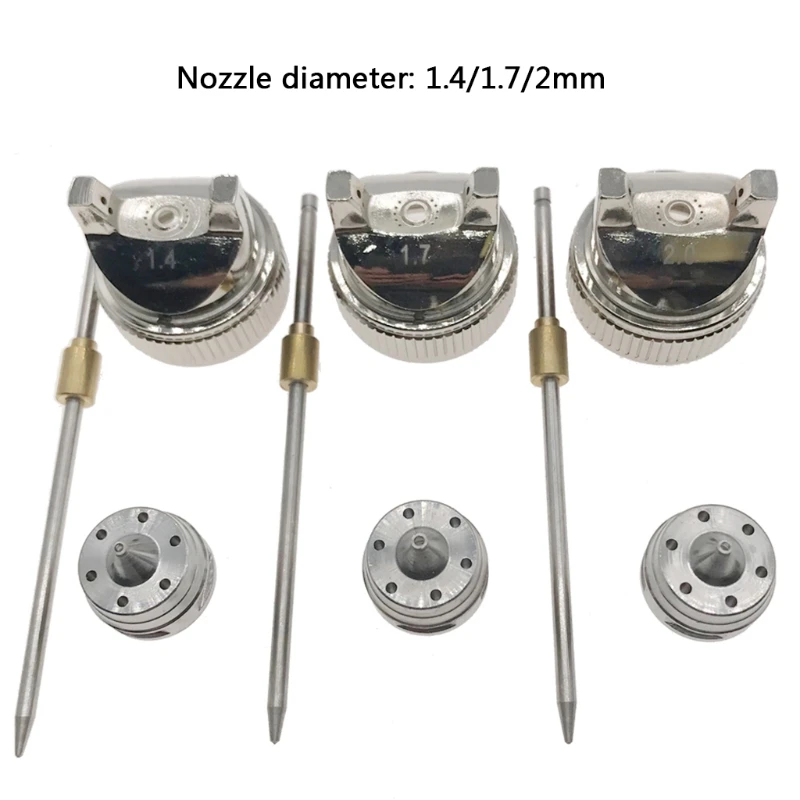 X7YF Car Auto Nozzle Repair Tool Replacemet Parts Painting Kit Three-piece Nozzle 3 Sizes with Diameters 1.4mm 1.7mm 2.0mm
X7YF Car Auto Nozzle Repair Tool Replacemet Parts Painting Kit Three-piece Nozzle 3 Sizes with Diameters 1.4mm 1.7mm 2.0mm