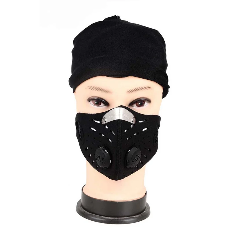 Дышащие пылезащитные маски для лица езды на велосипеде открытом воздухе пеших