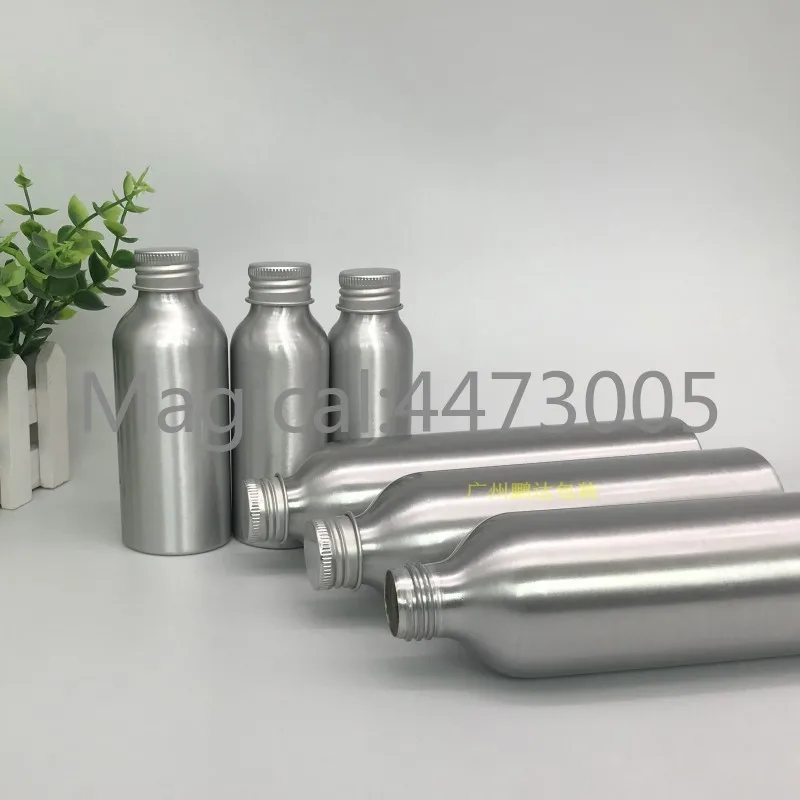 50/100pcs 10/30/50ml small Aluminum silver empty bottle Screw cap cosmetic jar Sample Perfume essential oil Refillable bottles | Красота и