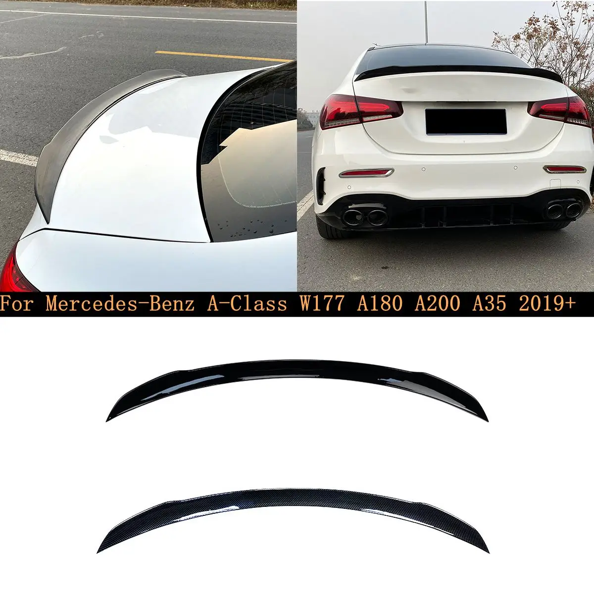 Car Rear Tail Spoiler Wing Air Deflector Spoiler Decoration For Mercedes-Benz A-Class W177 A180 A200 A35 2019+
Car Rear Tail Spoiler Wing Air Deflector Spoiler Decoration For Mercedes-Benz A-Class W177 A180 A200 A35 2019+