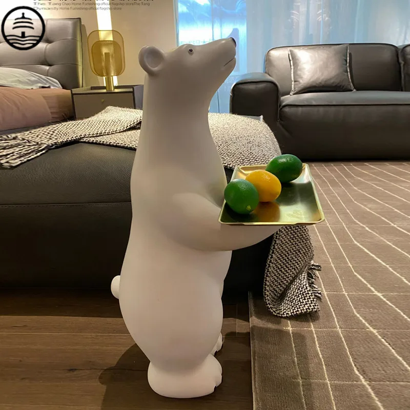 BAO GUANG TA Creative Polar Bear Landing Place Large Animals Receive Tray Sitting Room Porch Housewarming Gift Home Decor R6743
BAO GUANG TA Creative Polar Bear Landing Place Large Animals Receive Tray Sitting Room Porch Housewarming Gift Home Decor R6743