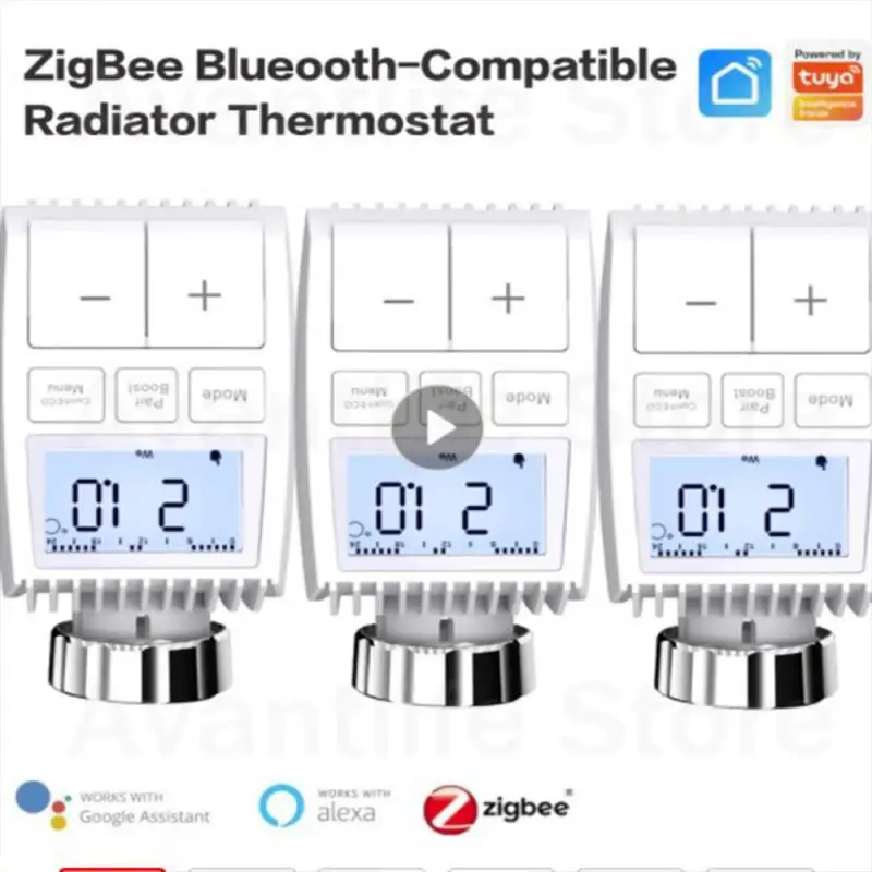 Умный Wi-Fi термостатический привод клапана радиатора ZigBee3.0 Bluetooth-совместимый регулятор температуры TRV Alexa Tuya Google
Умный Wi-Fi термостатический привод клапана радиатора ZigBee3.0 Bluetooth-совместимый регулятор температуры TRV Alexa Tuya Google