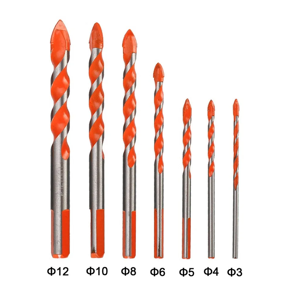 7Pcs Multifunctional High Quality Drill Bits Construction Ceramic Triangle Drill Bit Set For Ceramic Tile Drill Bits Hard Alloy
7Pcs Multifunctional High Quality Drill Bits Construction Ceramic Triangle Drill Bit Set For Ceramic Tile Drill Bits Hard Alloy