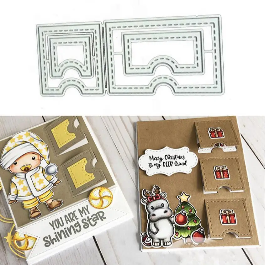 Frame Scrapbooking Metal Cutting Dies DIY Craft Photo Album Carbon Steel Tool Die Embossing Die Template Mold Paper Cutter
Frame Scrapbooking Metal Cutting Dies DIY Craft Photo Album Carbon Steel Tool Die Embossing Die Template Mold Paper Cutter