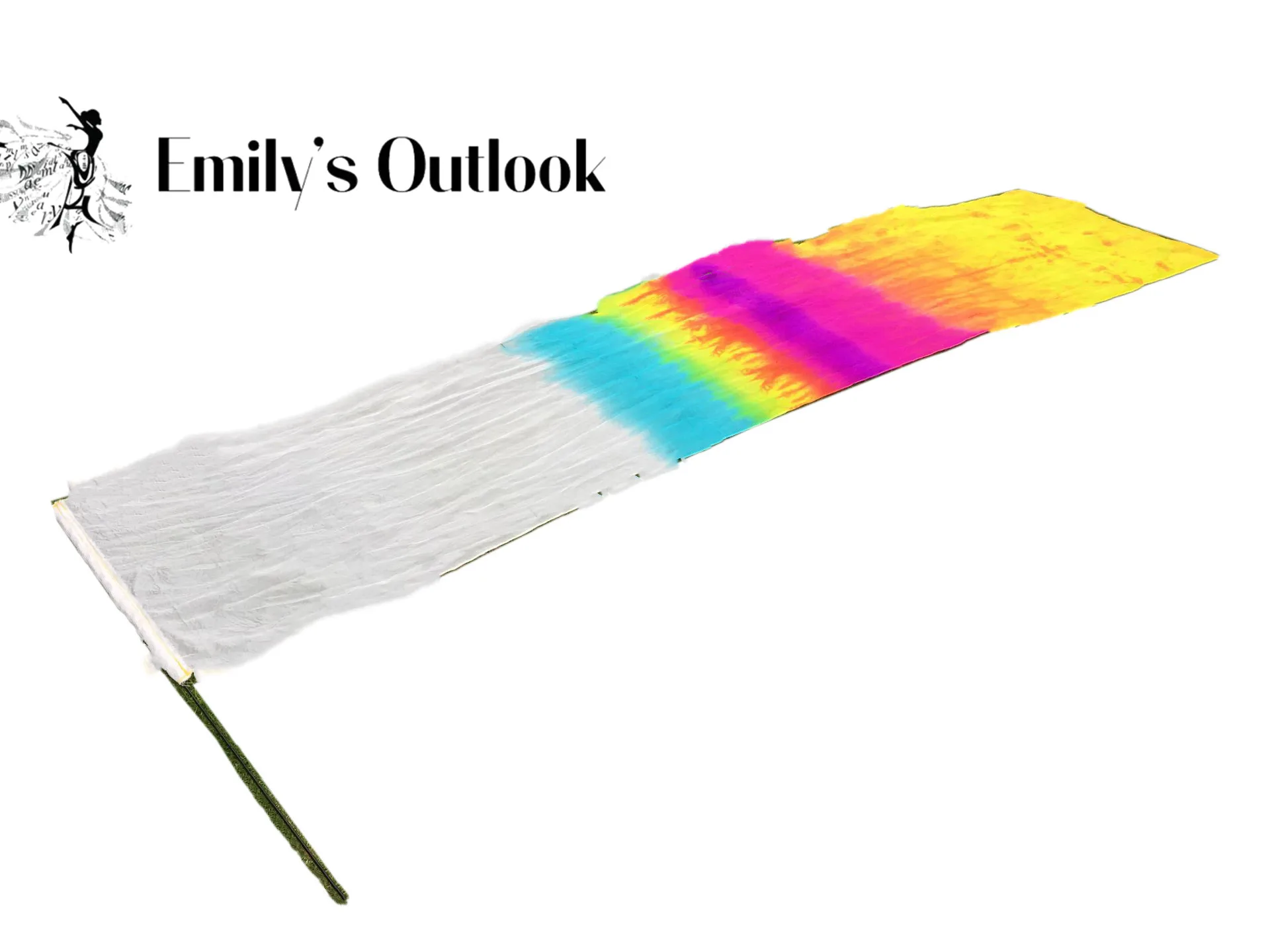 Customized Tie Dye 2.5mx0.56m (98"x22") 5 Mommes Habotai Silk Worship Flag Banner(Not Include Stick) White Start Floral Design
Customized Tie Dye 2.5mx0.56m (98"x22") 5 Mommes Habotai Silk Worship Flag Banner(Not Include Stick) White Start Floral Design
