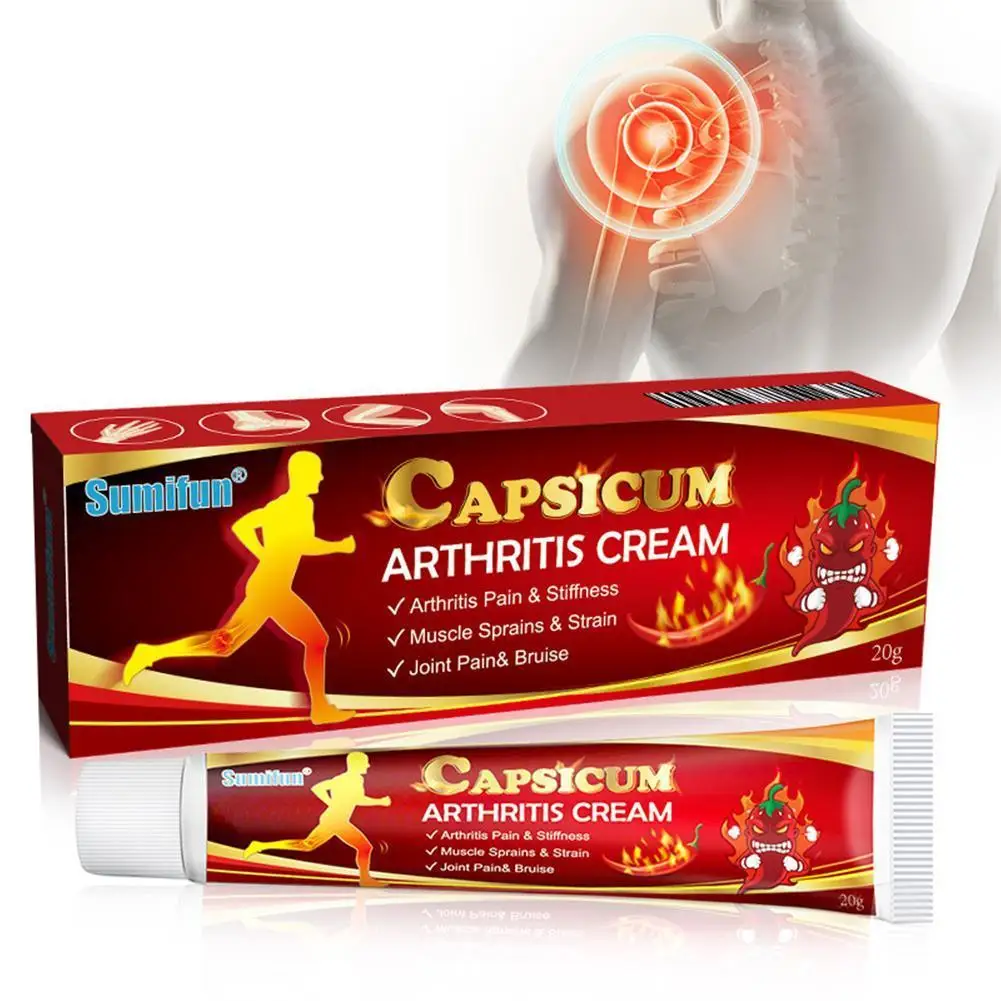 Capsicum Artrite Creme Bálsamo Analgésico Pomada Para Reumatismo Artrite Joelho Entorse Muscular Dor Aliviar Joint Pain Cream
Capsicum Artrite Creme Bálsamo Analgésico Pomada Para Reumatismo Artrite Joelho Entorse Muscular Dor Aliviar Joint Pain Cream