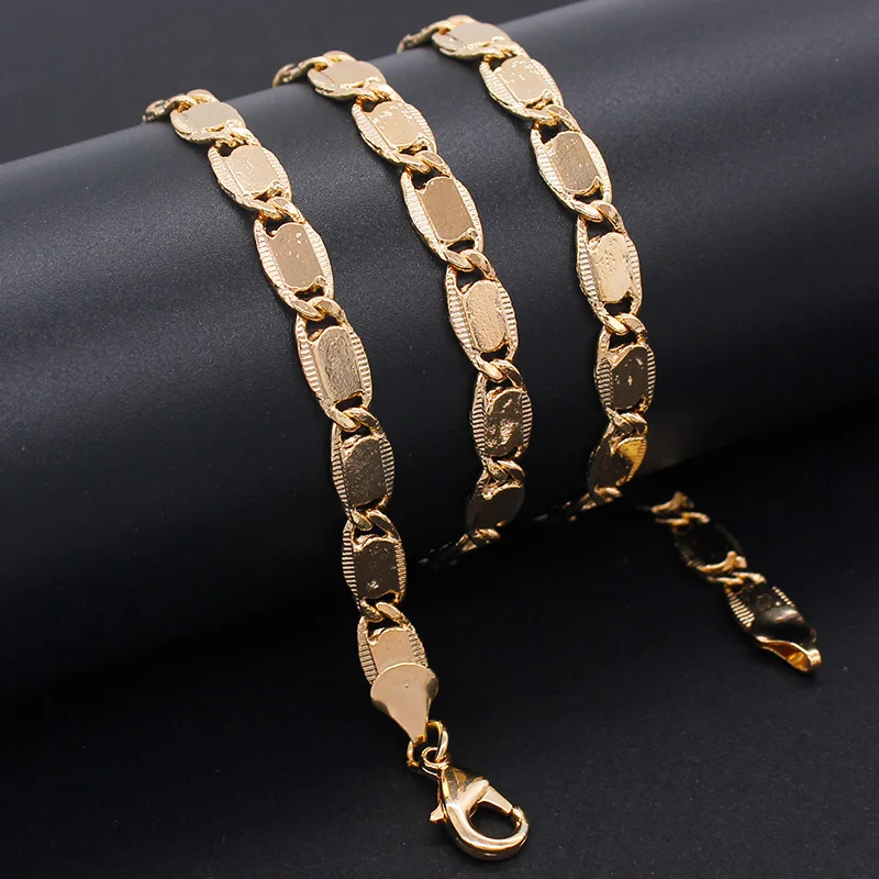 Anietna Unif Fashion 585 Rose Gold Necklace for Men Women Curb Classic Marina Chain Jewelry Gift 60cm 7mm Gift Wholesale collar 
Anietna Unif Fashion 585 Rose Gold Necklace for Men Women Curb Classic Marina Chain Jewelry Gift 60cm 7mm Gift Wholesale collar