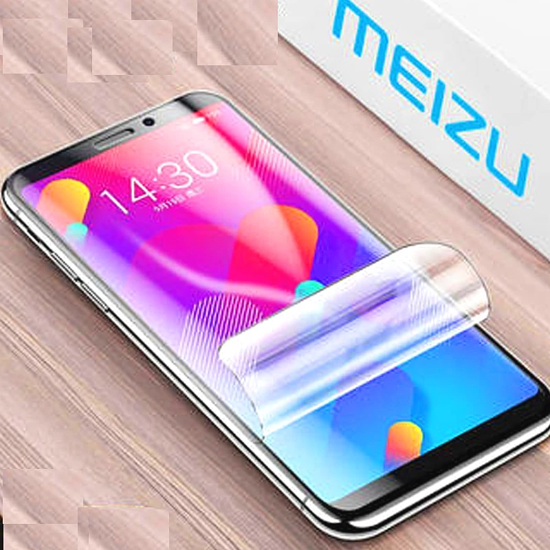 

Protective Hydrogel Film For Meizu M5C /M5S/ M5/M5 Note Full Cover Curved Soft Screen Explosion-proof Not Tempered Glass