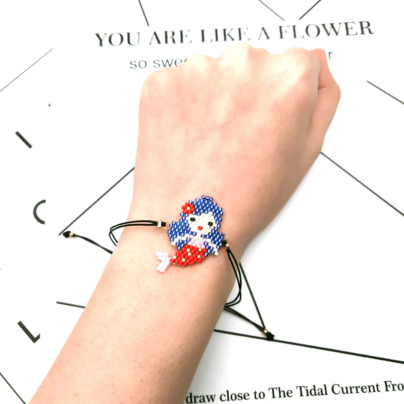 FAIRYWOO Cute Mermaid Bracelet Bohemian Gilrs Fashion Accessories Blue Jewelry Friendship Bracelets For Women Adjustable Bangles
FAIRYWOO Cute Mermaid Bracelet Bohemian Gilrs Fashion Accessories Blue Jewelry Friendship Bracelets For Women Adjustable Bangles