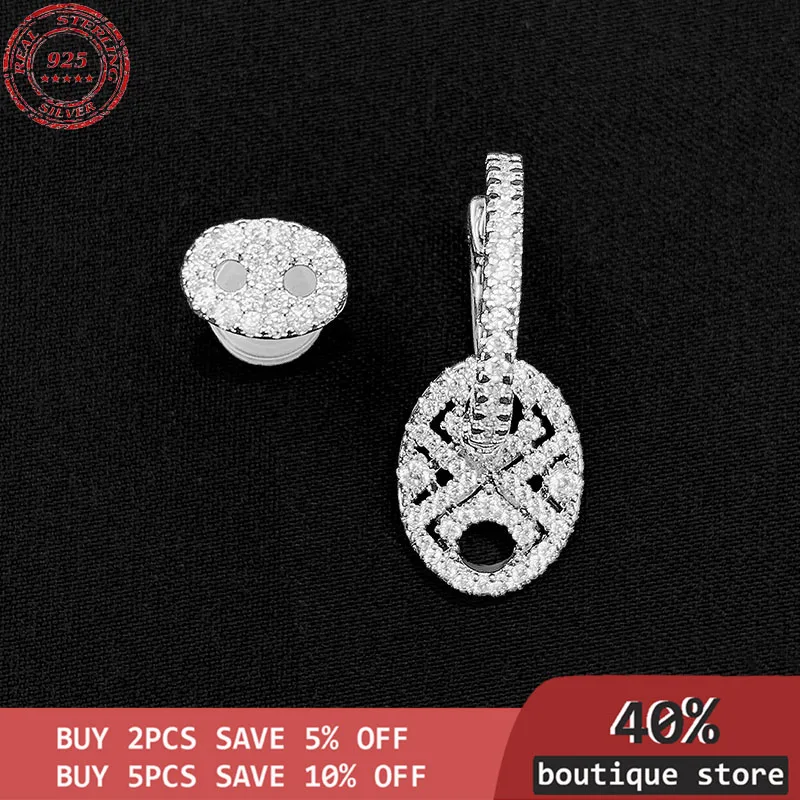S925 asymmetric Sterling Silver Earrings, pig button, nose, simple female style earrings, luxury logo, Moroccan treasure
S925 asymmetric Sterling Silver Earrings, pig button, nose, simple female style earrings, luxury logo, Moroccan treasure