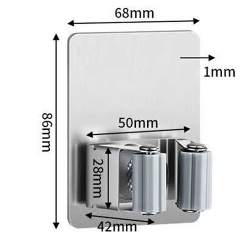 Broom Holder Wall Mounted Mop Household Adhesive Storage Hooks Hanger Kitchen Bathroom Organizer Suction Hanging Pipe
Broom Holder Wall Mounted Mop Household Adhesive Storage Hooks Hanger Kitchen Bathroom Organizer Suction Hanging Pipe