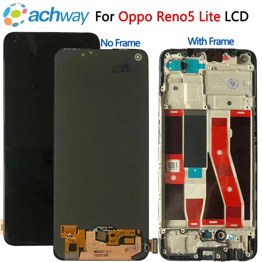 6.43" For OPPO Reno5 Lite CPH2205 LCD Display Touch Screen Digitizer Assembly For OPPO Reno 5 Lite Reno 5lite LCD Display parts
6.43" For OPPO Reno5 Lite CPH2205 LCD Display Touch Screen Digitizer Assembly For OPPO Reno 5 Lite Reno 5lite LCD Display parts
