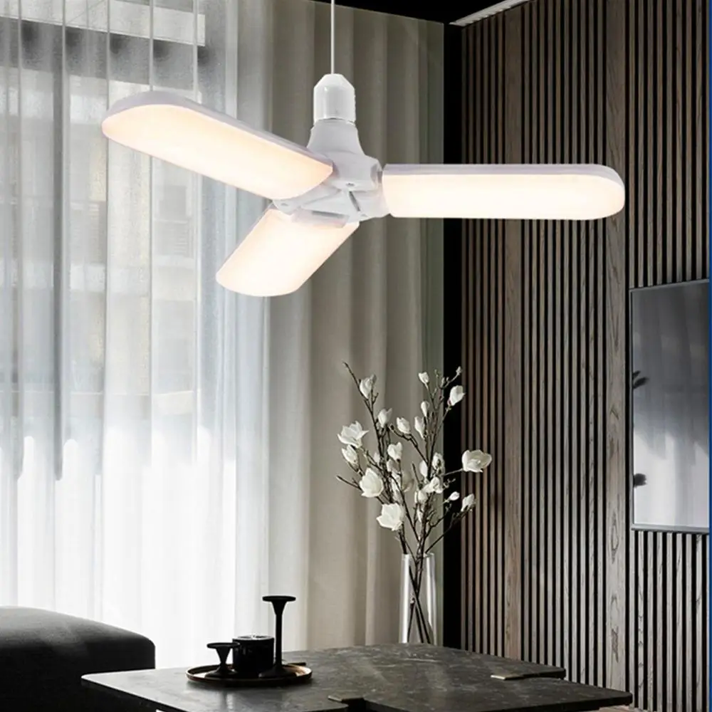 30W/45W/60W Foldable LED Trefoil Light Bulb E27/B22 Super Bright Fan Lamp Energy Saving Lamp For Household and Hallway AC95-265V
30W/45W/60W Foldable LED Trefoil Light Bulb E27/B22 Super Bright Fan Lamp Energy Saving Lamp For Household and Hallway AC95-265V