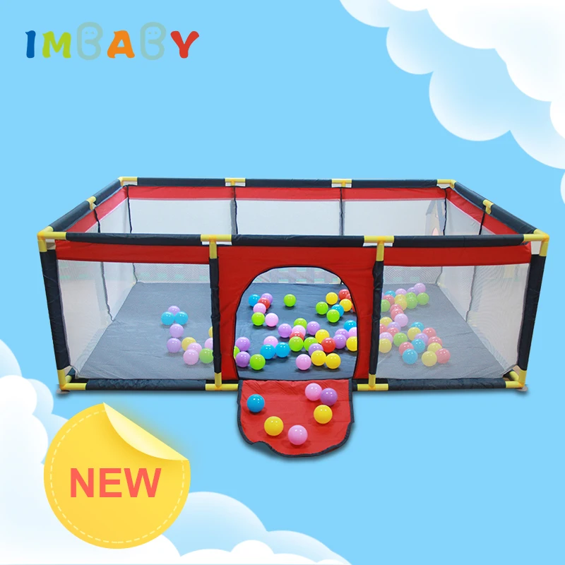 

IMBABY New Style Playpen For Children Baby Safety Barrier Dry Balls Pit Fence Infant Crawling Playground Center For Kid New Year