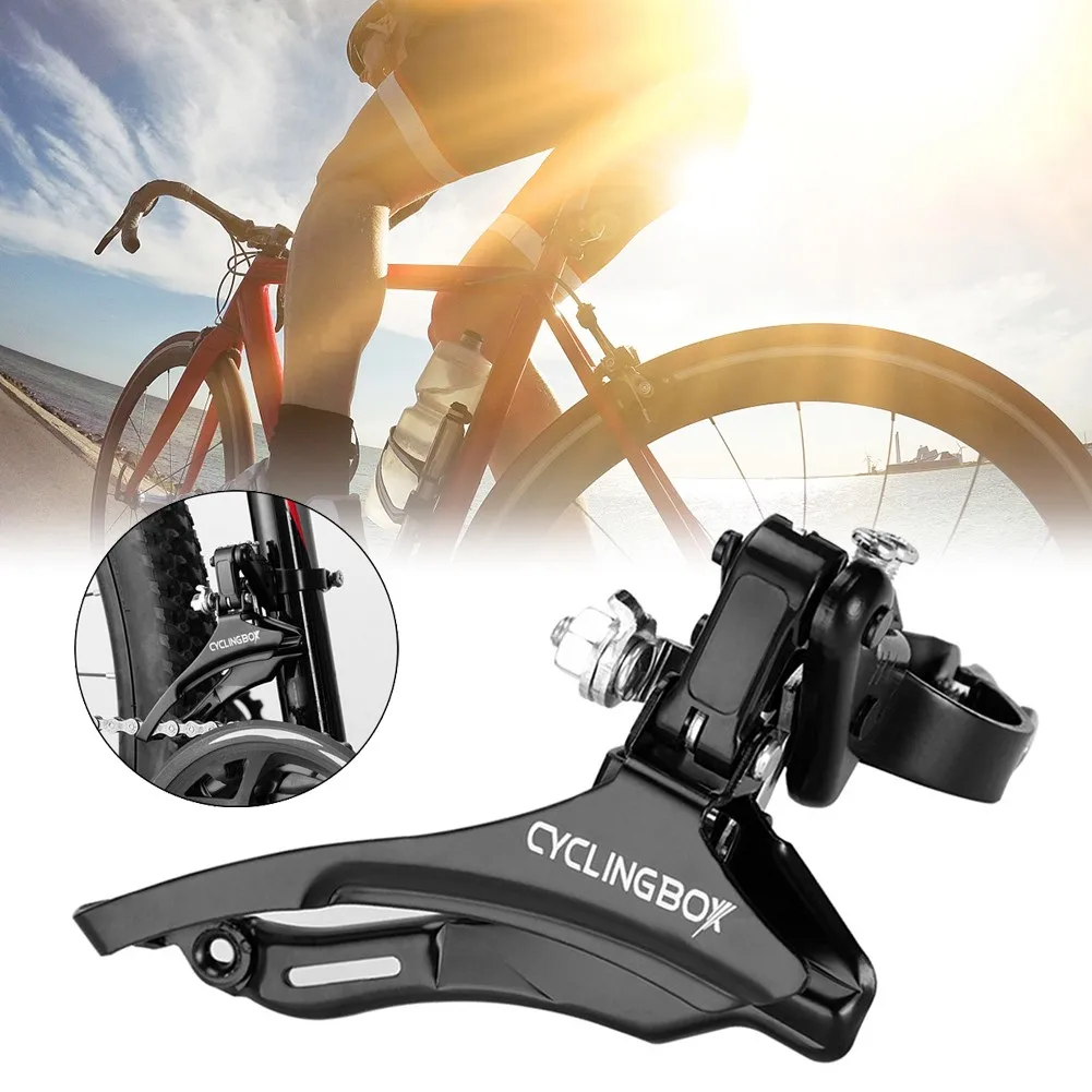 MTB Front Derailleur Mountain Bike Bicycle Derailleur Transmission Governor Aluminum Alloy + Carbon Steel Front DerailleuR
MTB Front Derailleur Mountain Bike Bicycle Derailleur Transmission Governor Aluminum Alloy + Carbon Steel Front DerailleuR